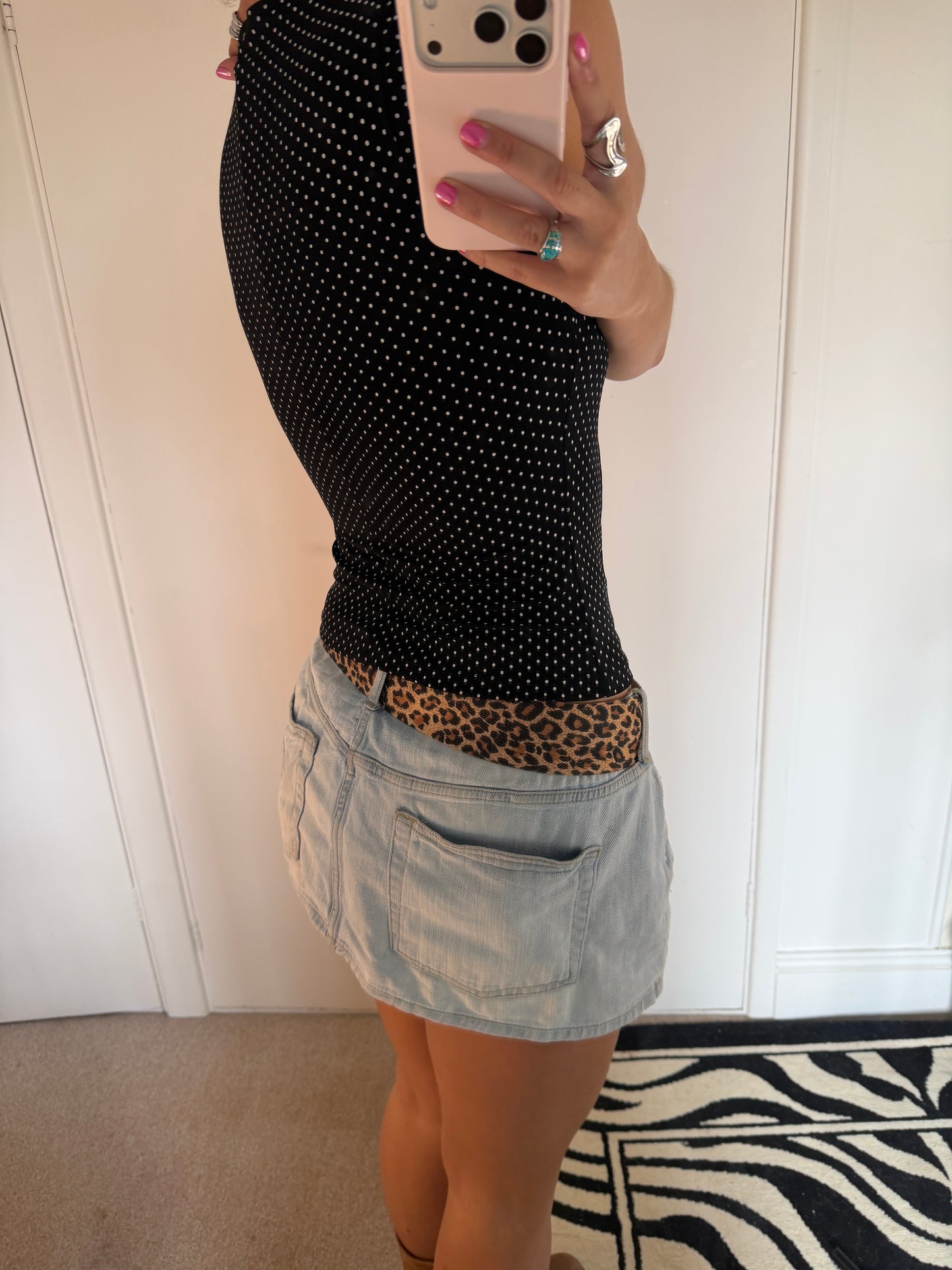 polka dot top