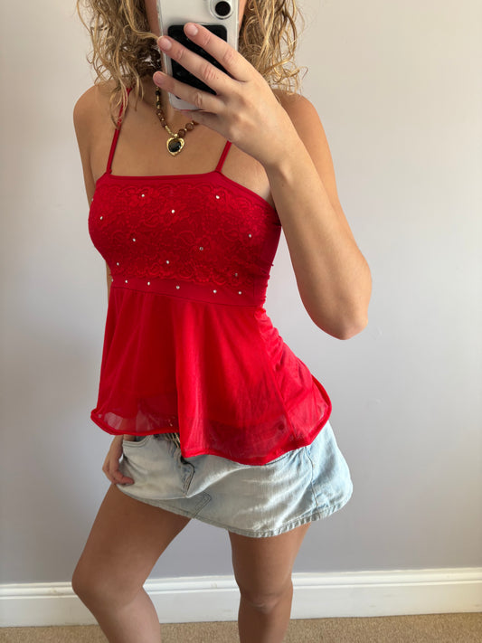 sequin cami