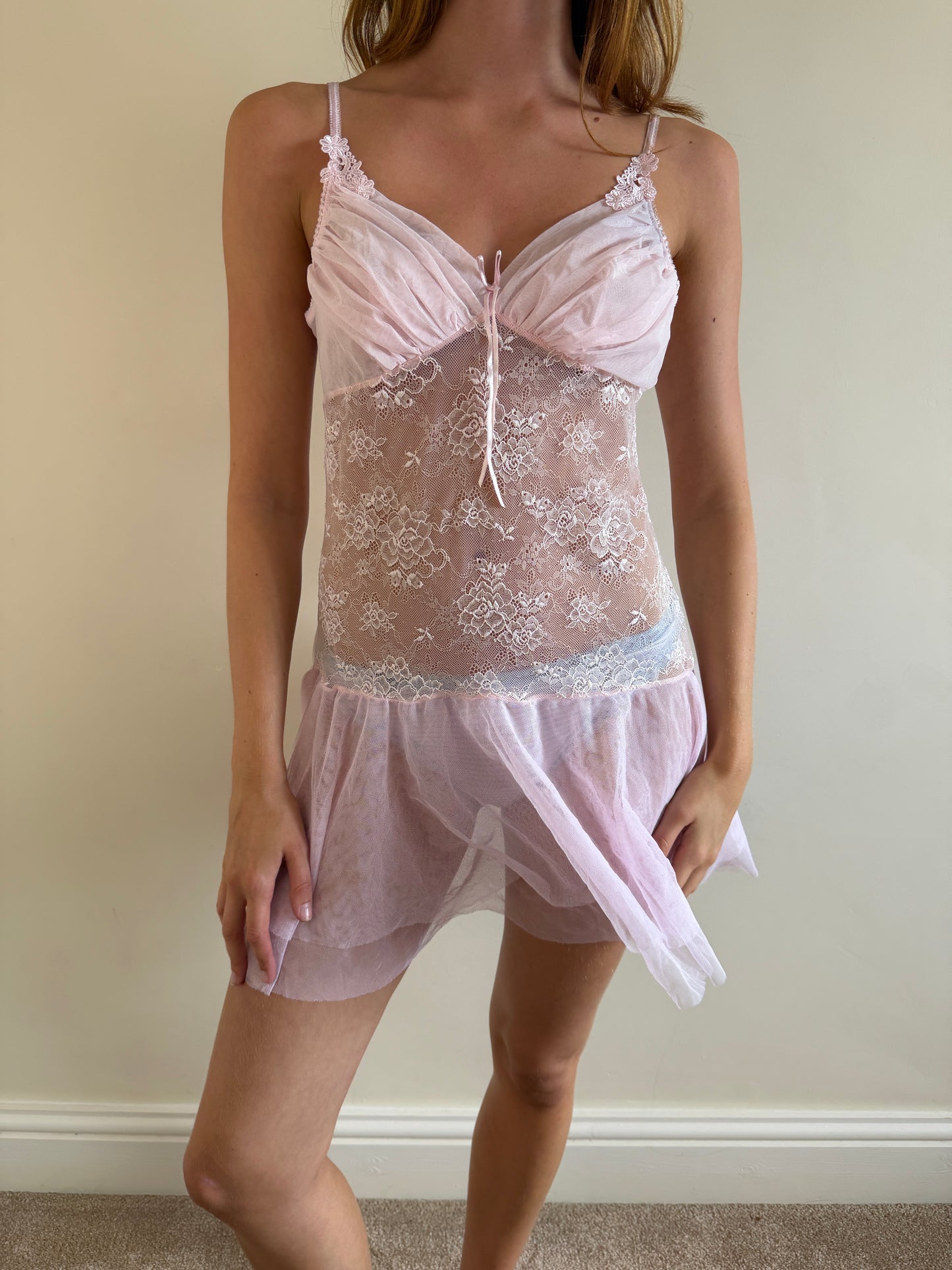pink dress