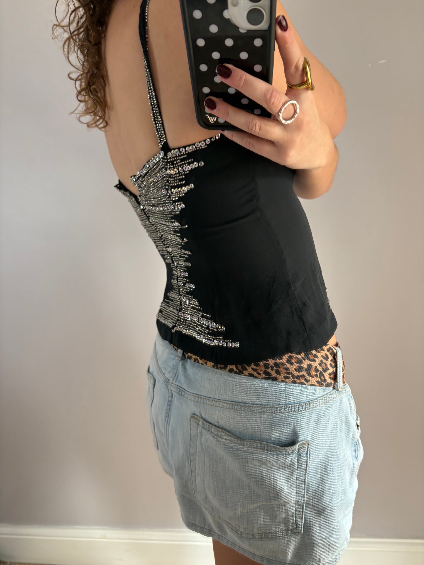 sequin cami