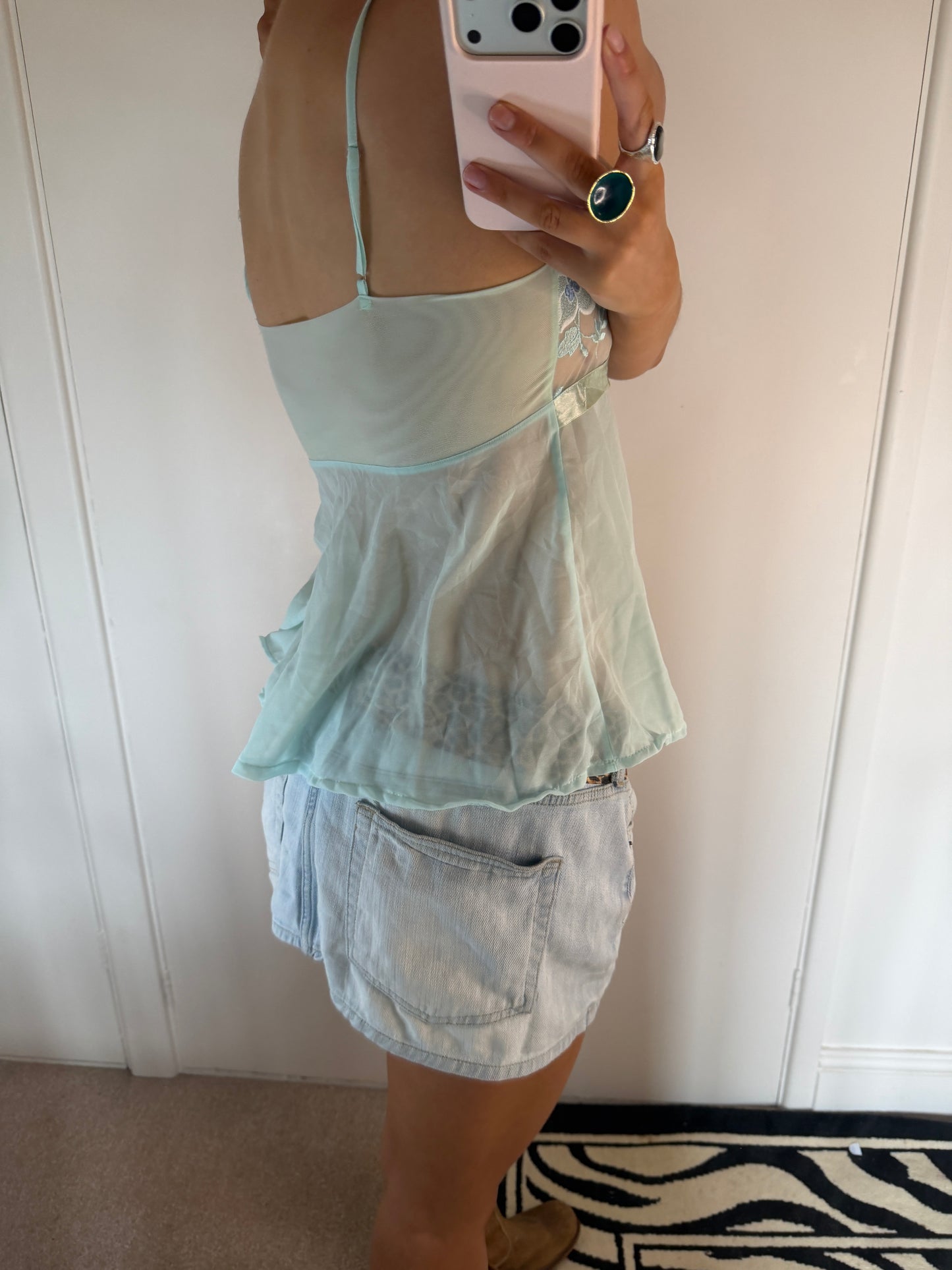 blue cami