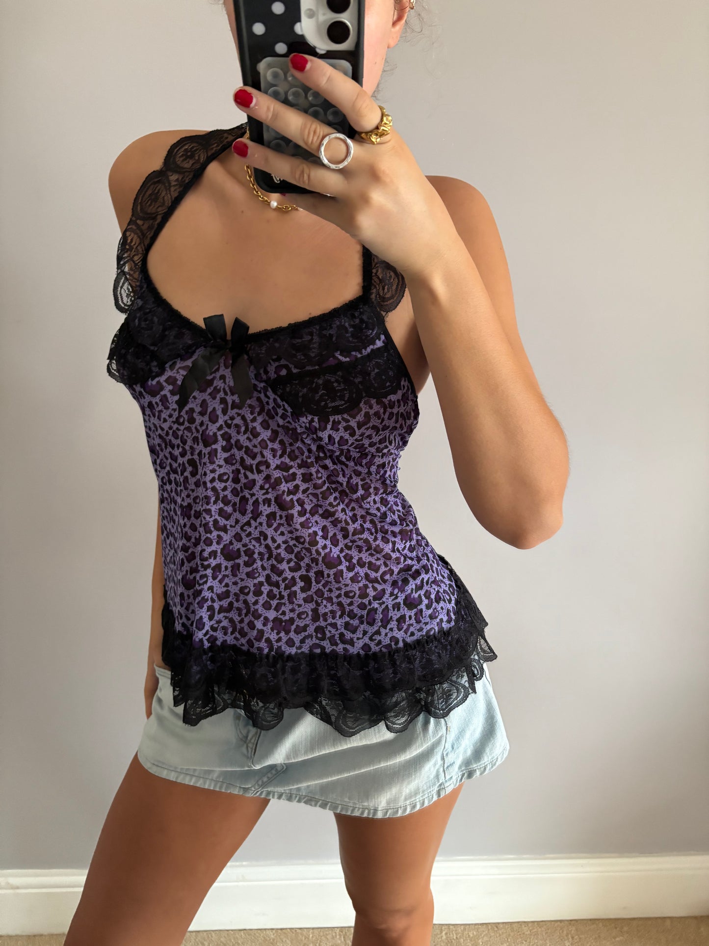 leopard cami