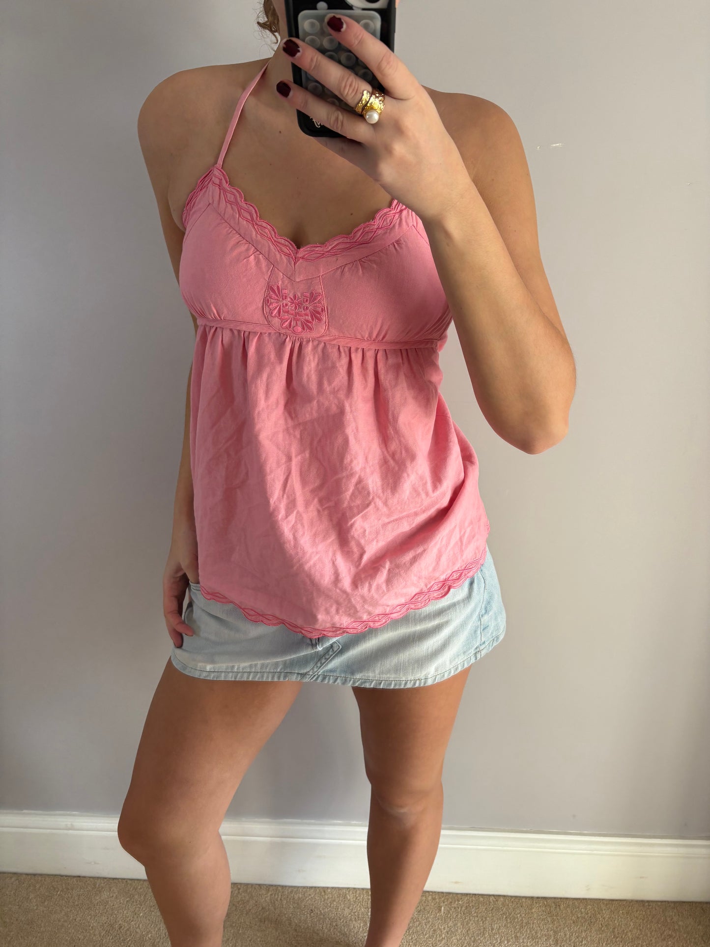 pink cami