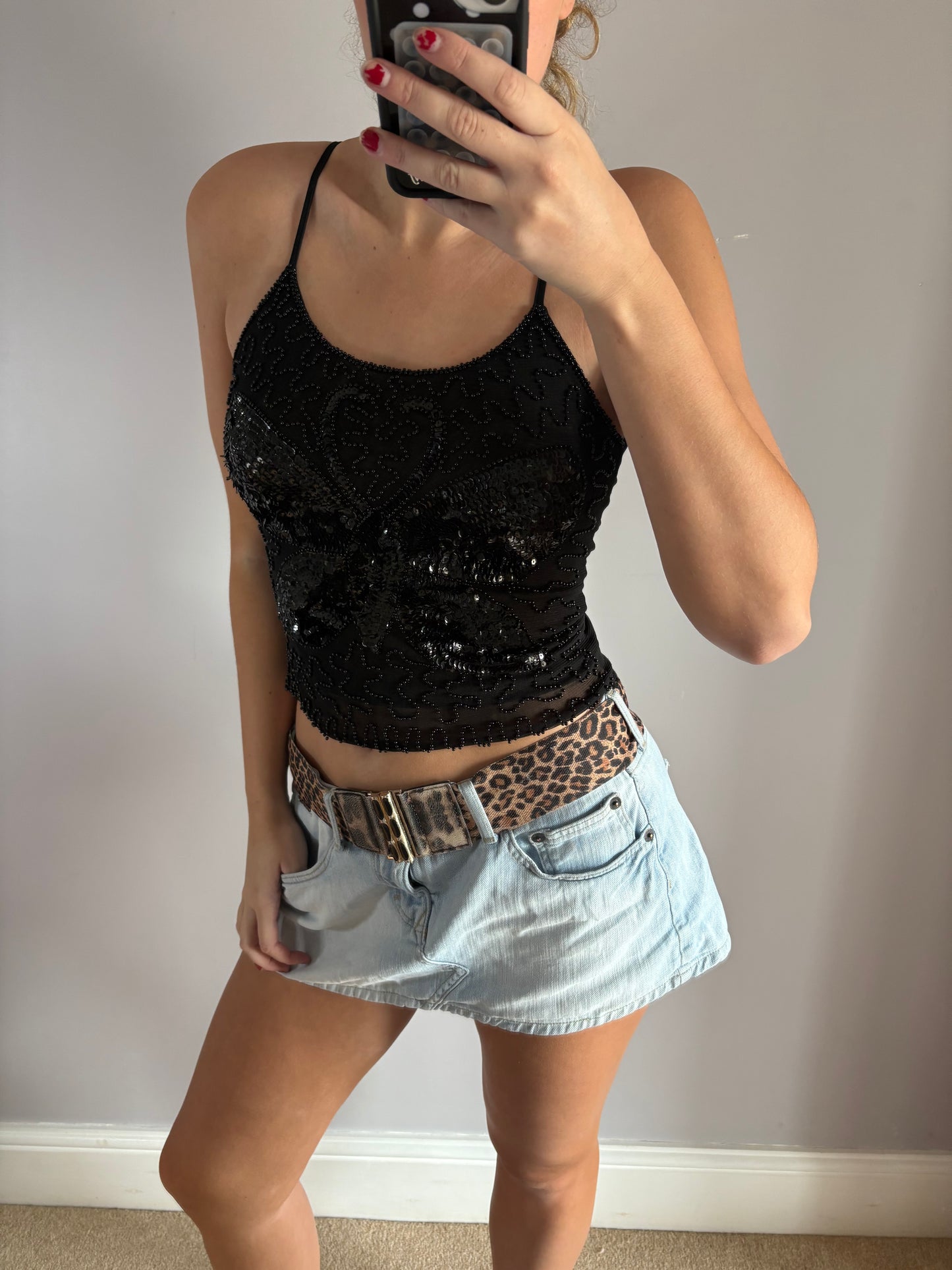 beaded cami