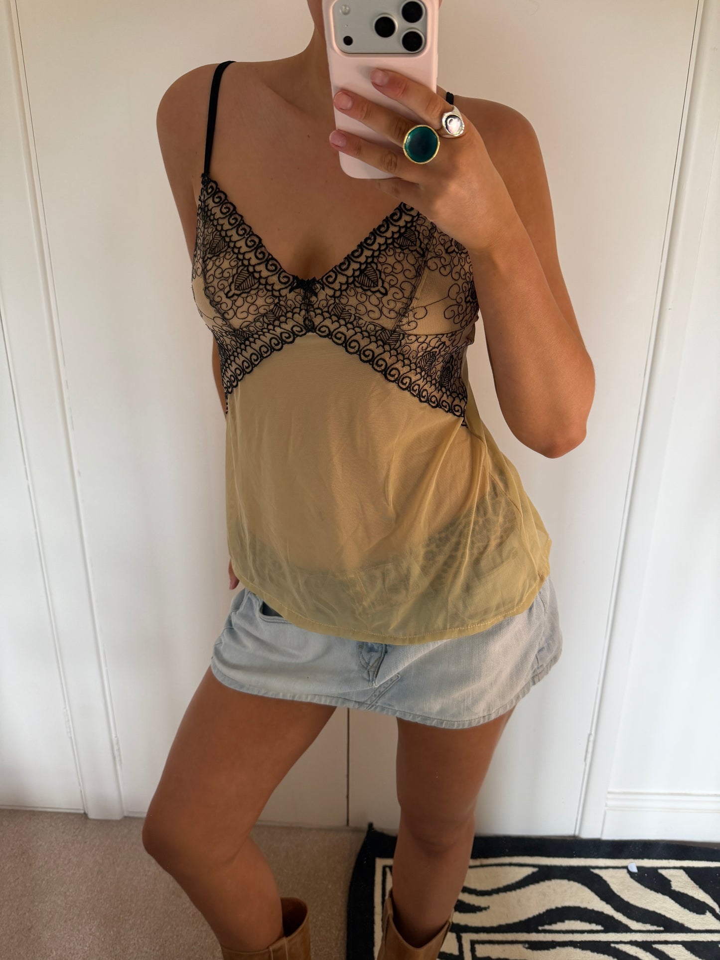 laced cami