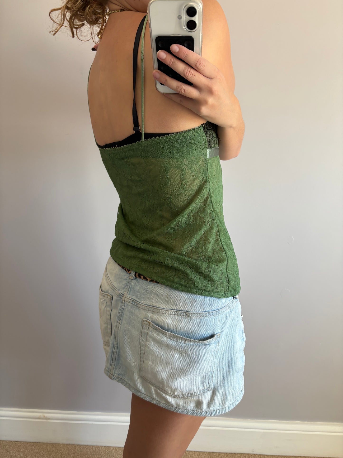 khaki cami