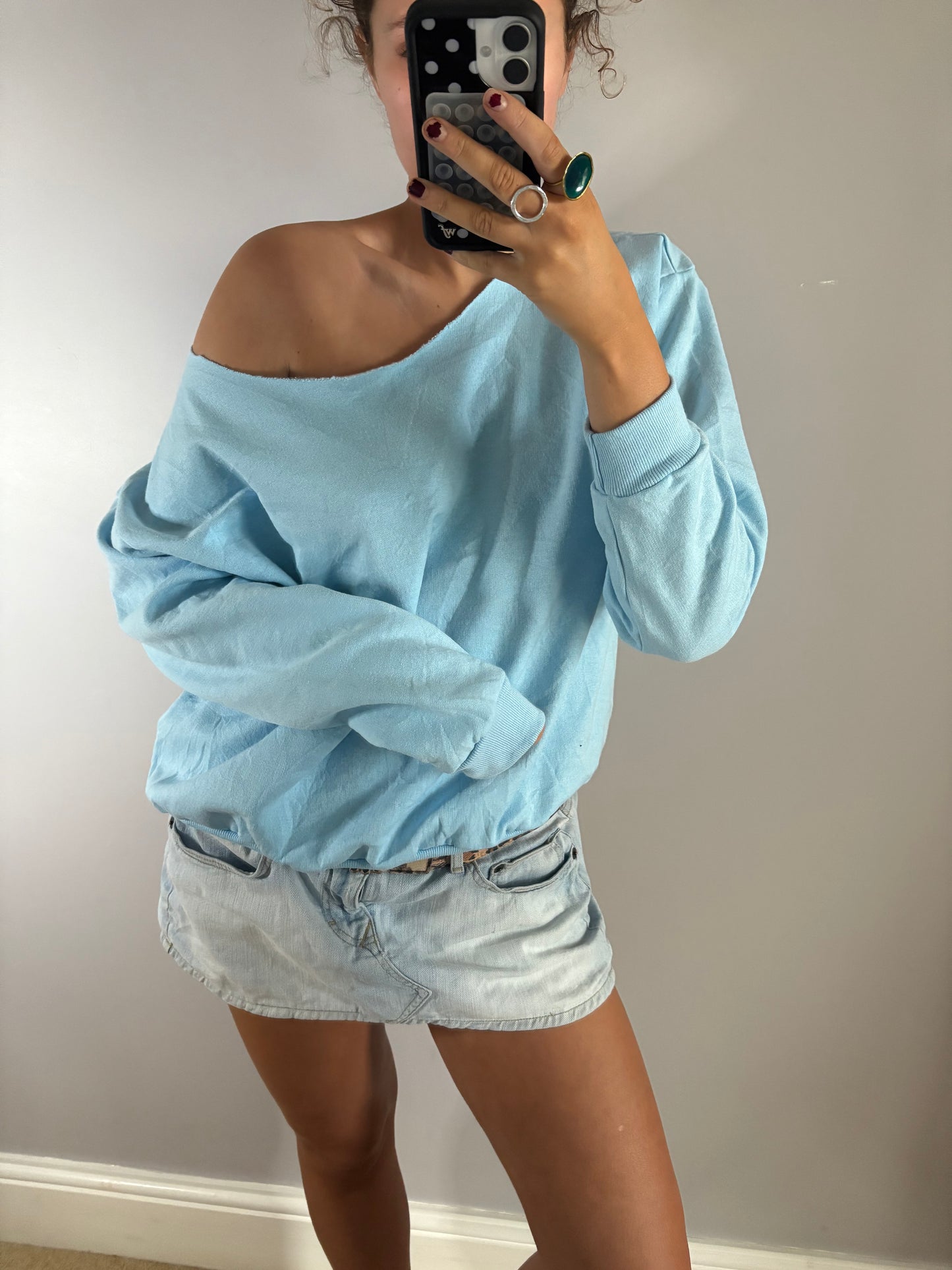 off shoulder jumper
