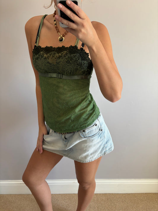 khaki cami