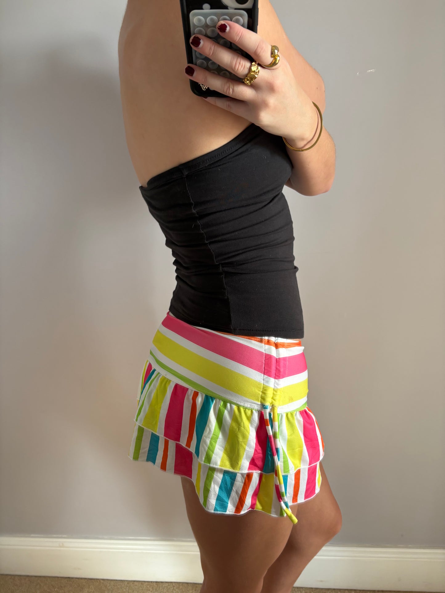 y2k mini skirt