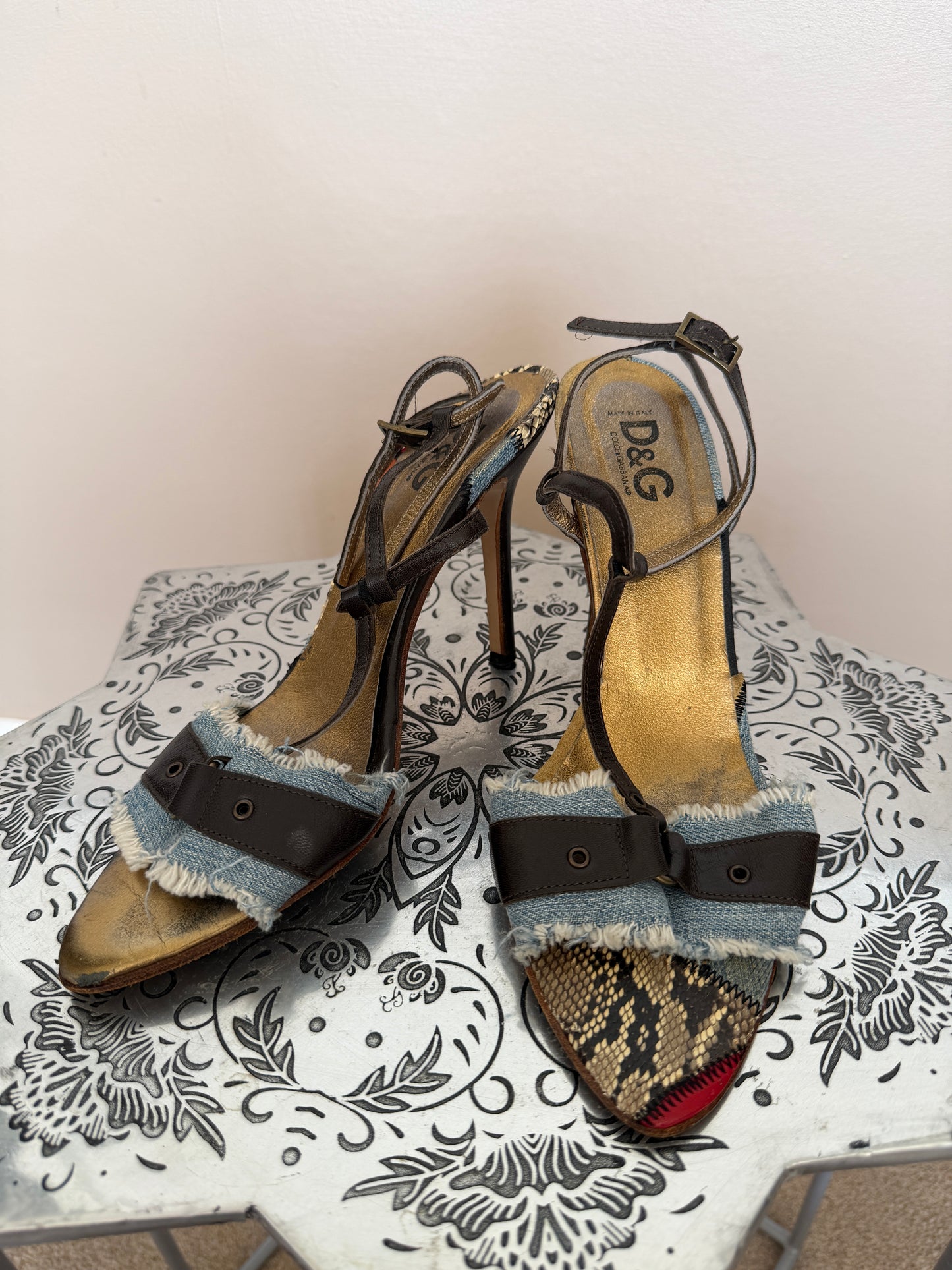 vintage d&g heels