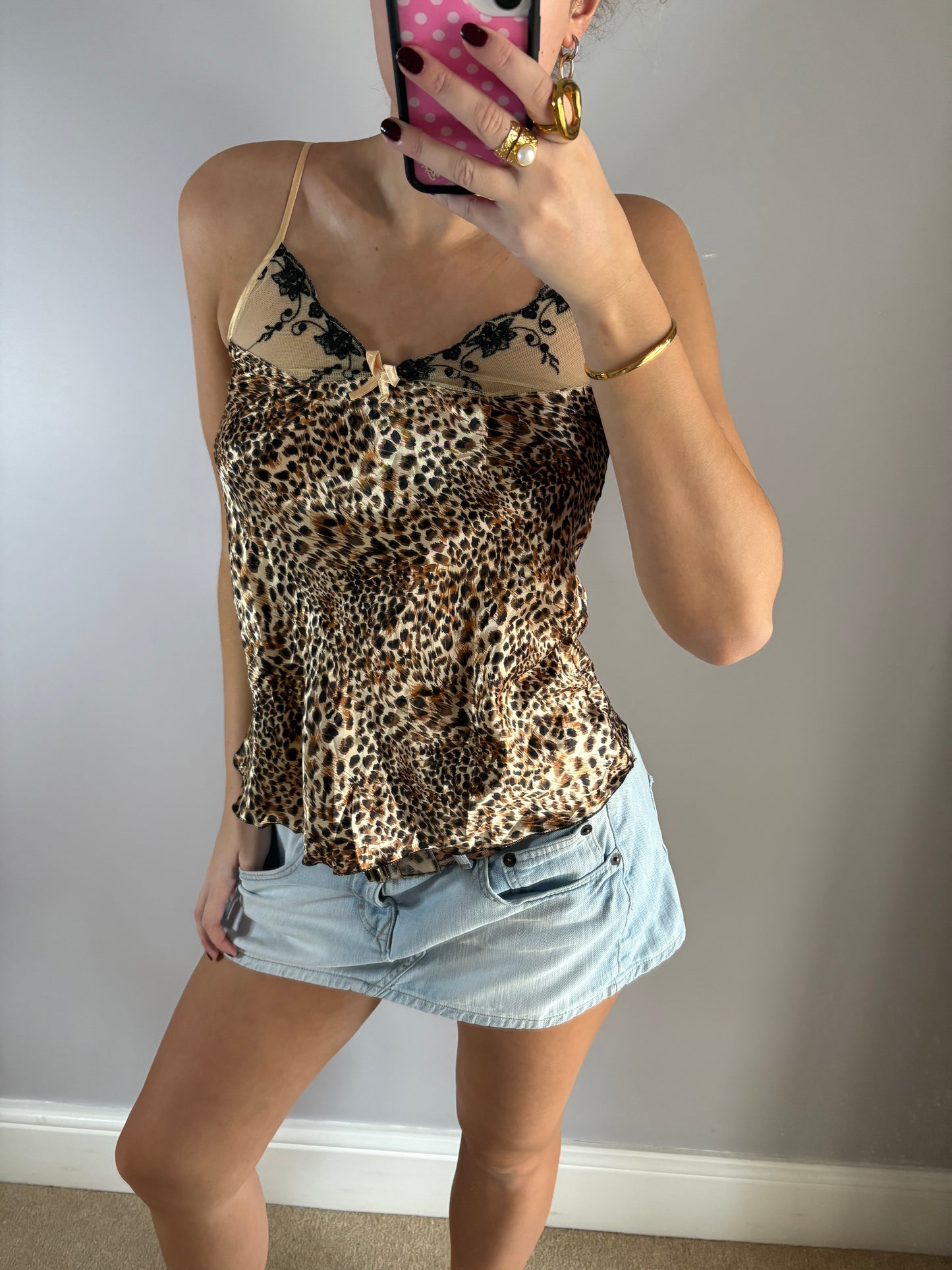 leopard cami
