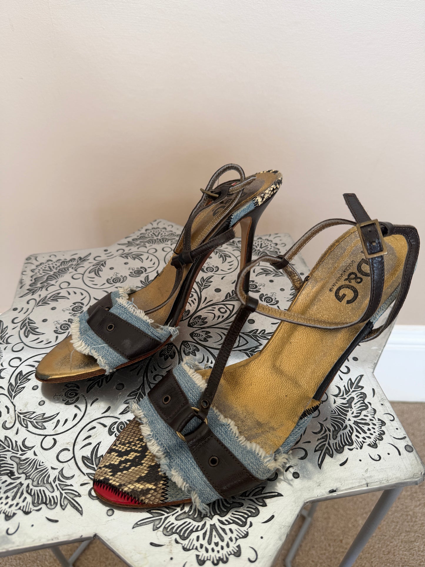 vintage d&g heels