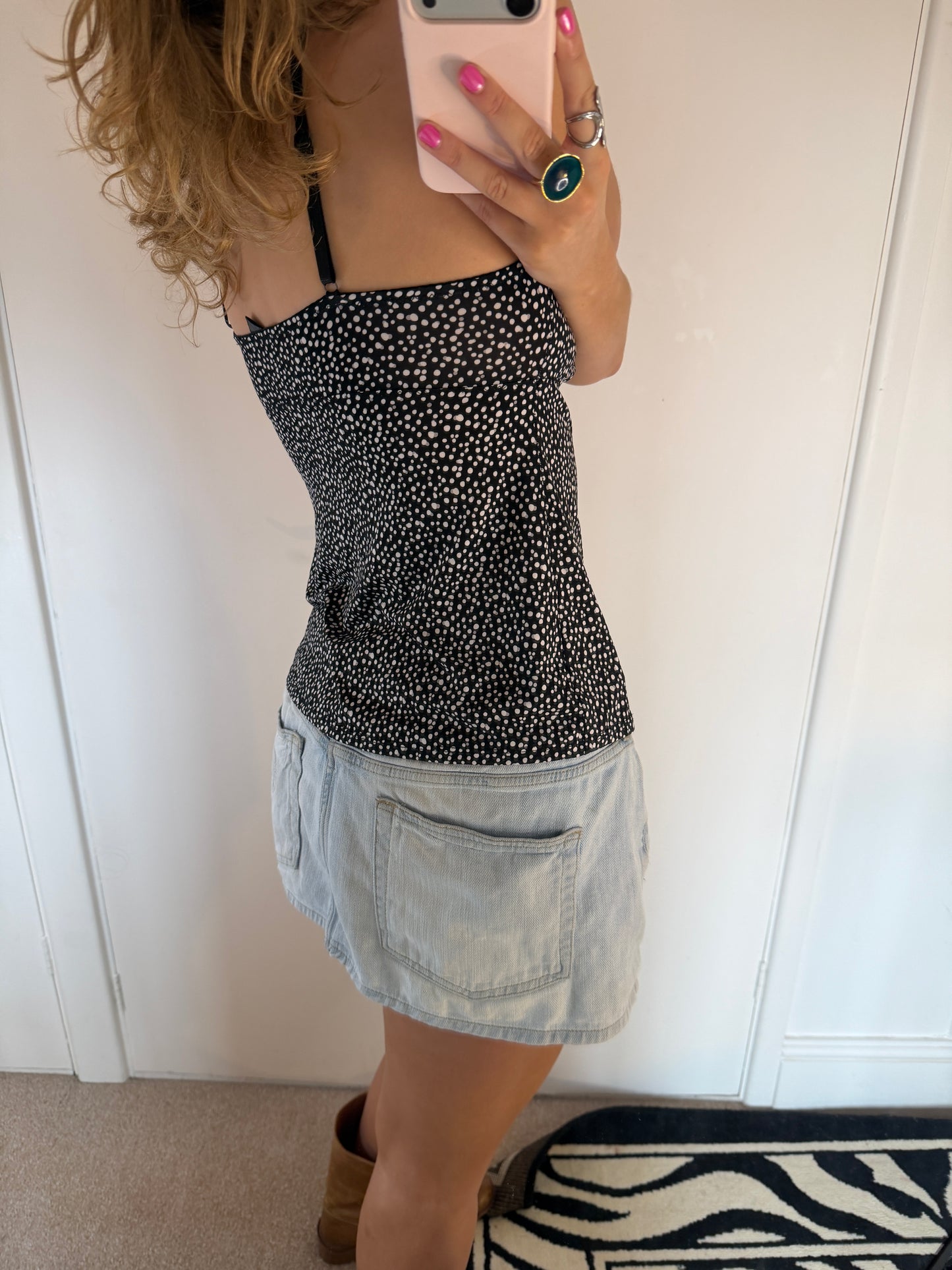 polka dot cami