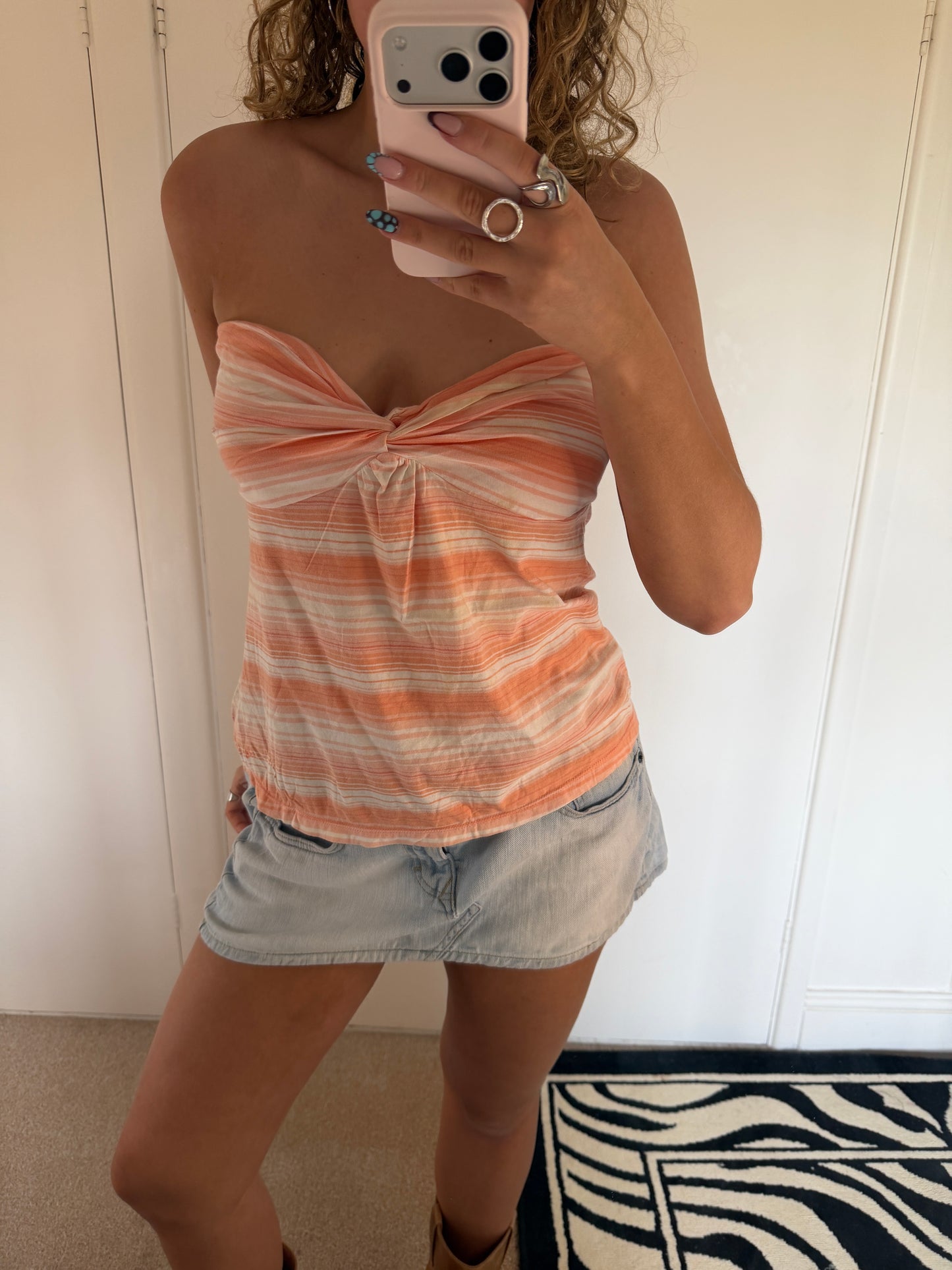 striped bandeau