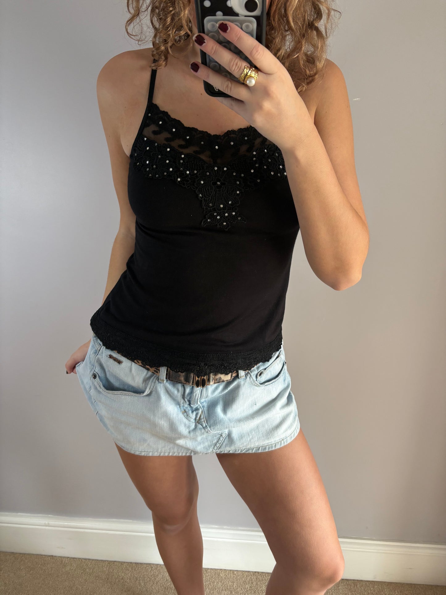 sequin cami