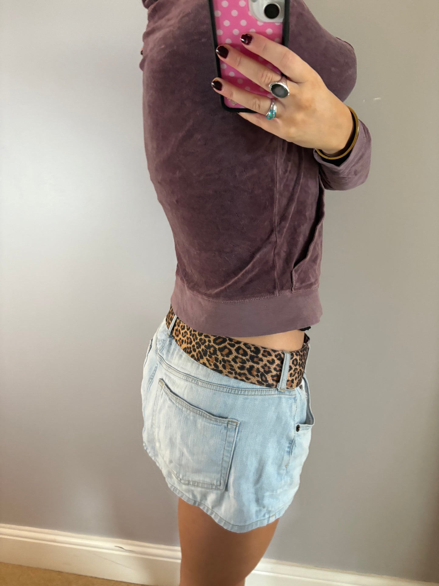 purple velvet jumper