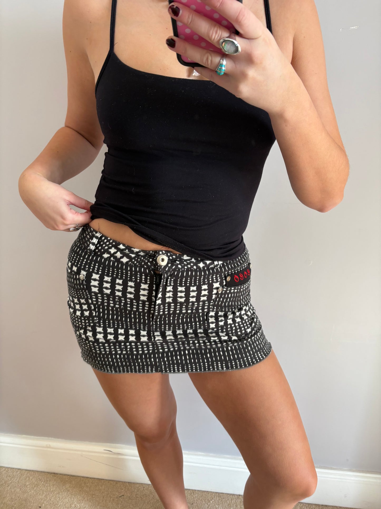 y2k mini skirt