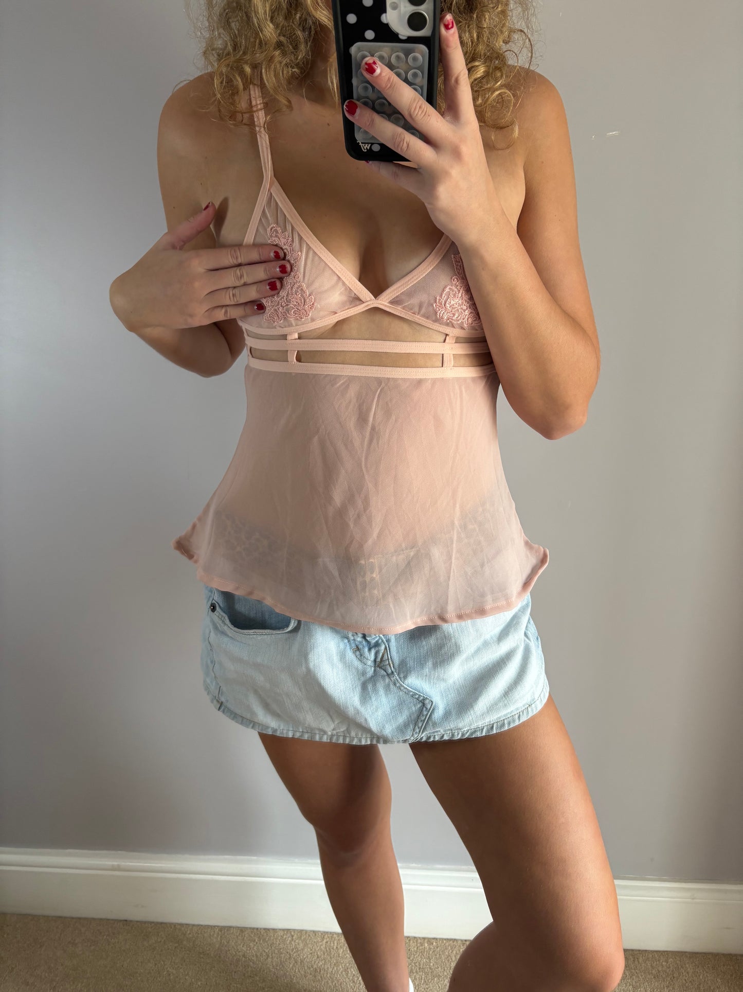 pink cami