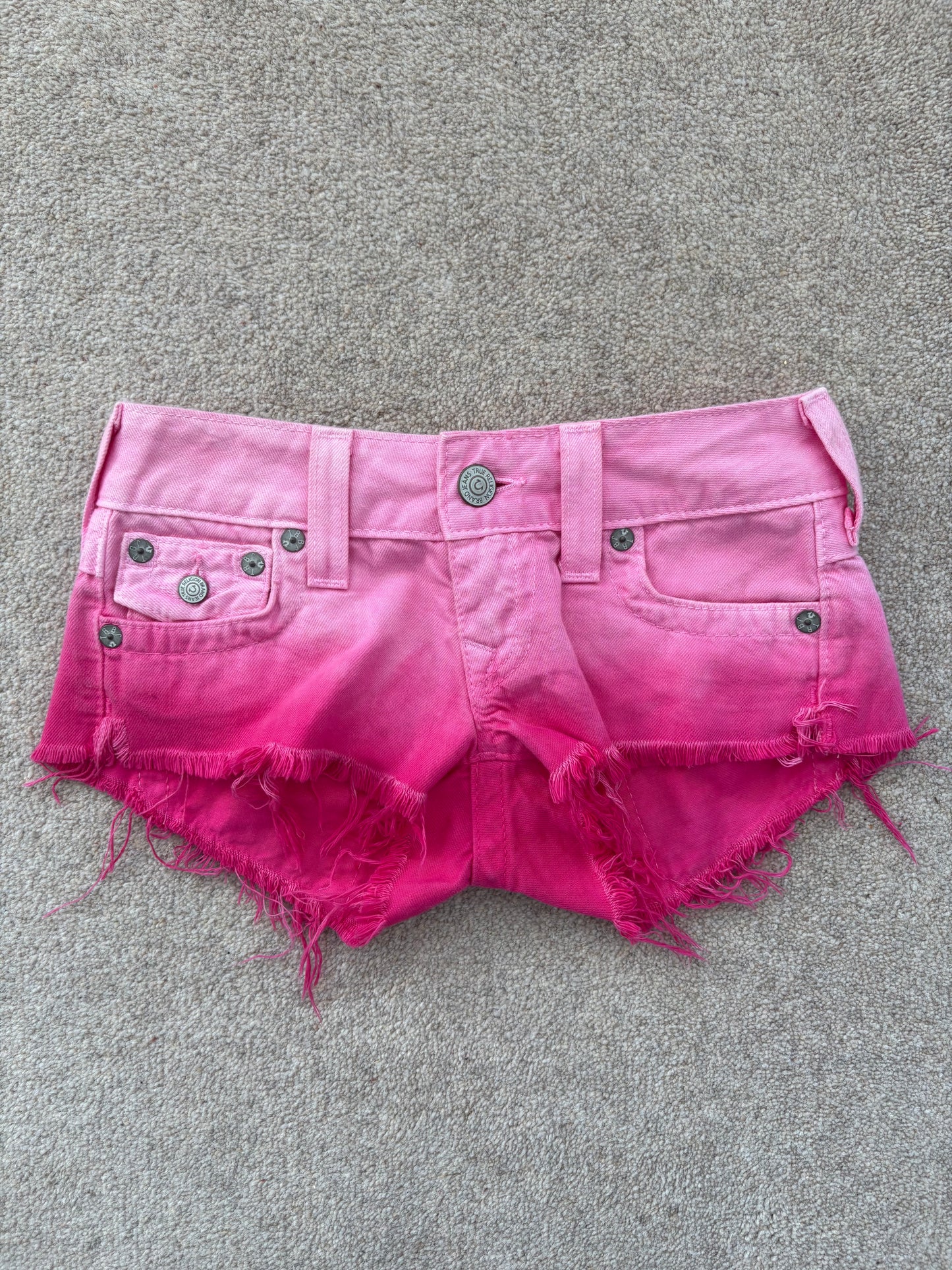 true religion mini shorts