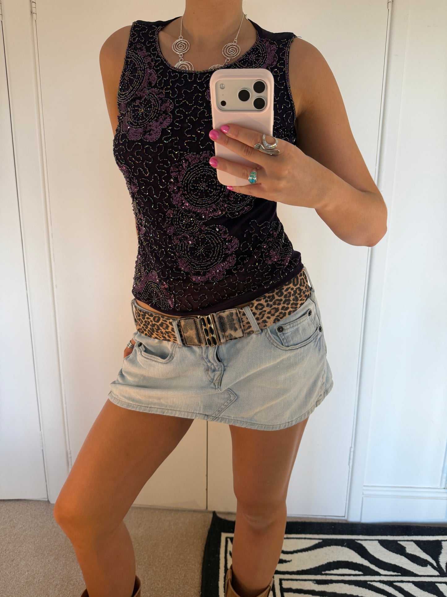 beaded top
