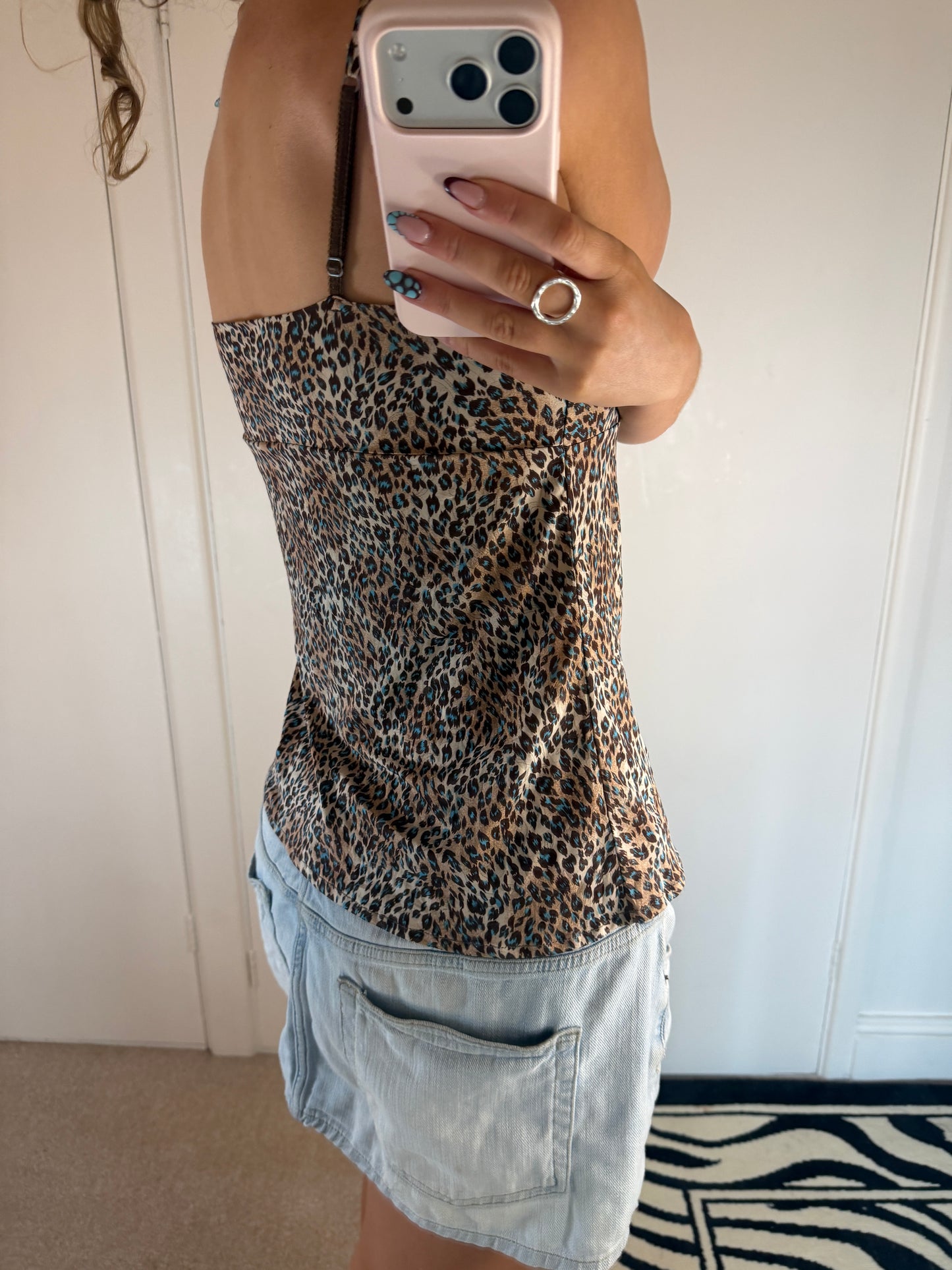 leopard cami