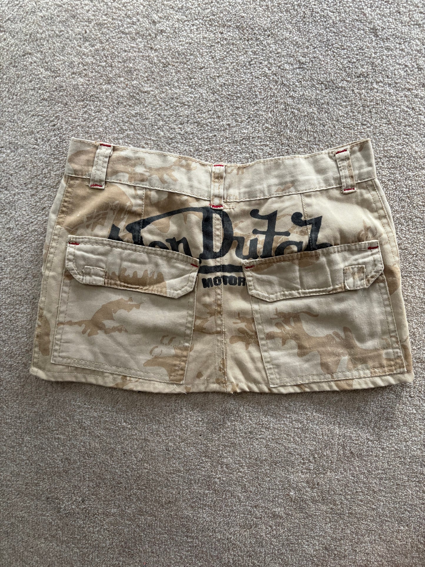 von dutch mini skirt