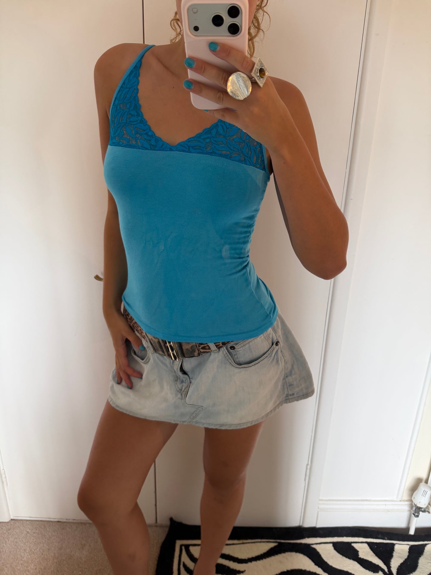 blue cami