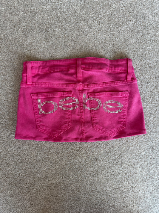 bebe mini skirt