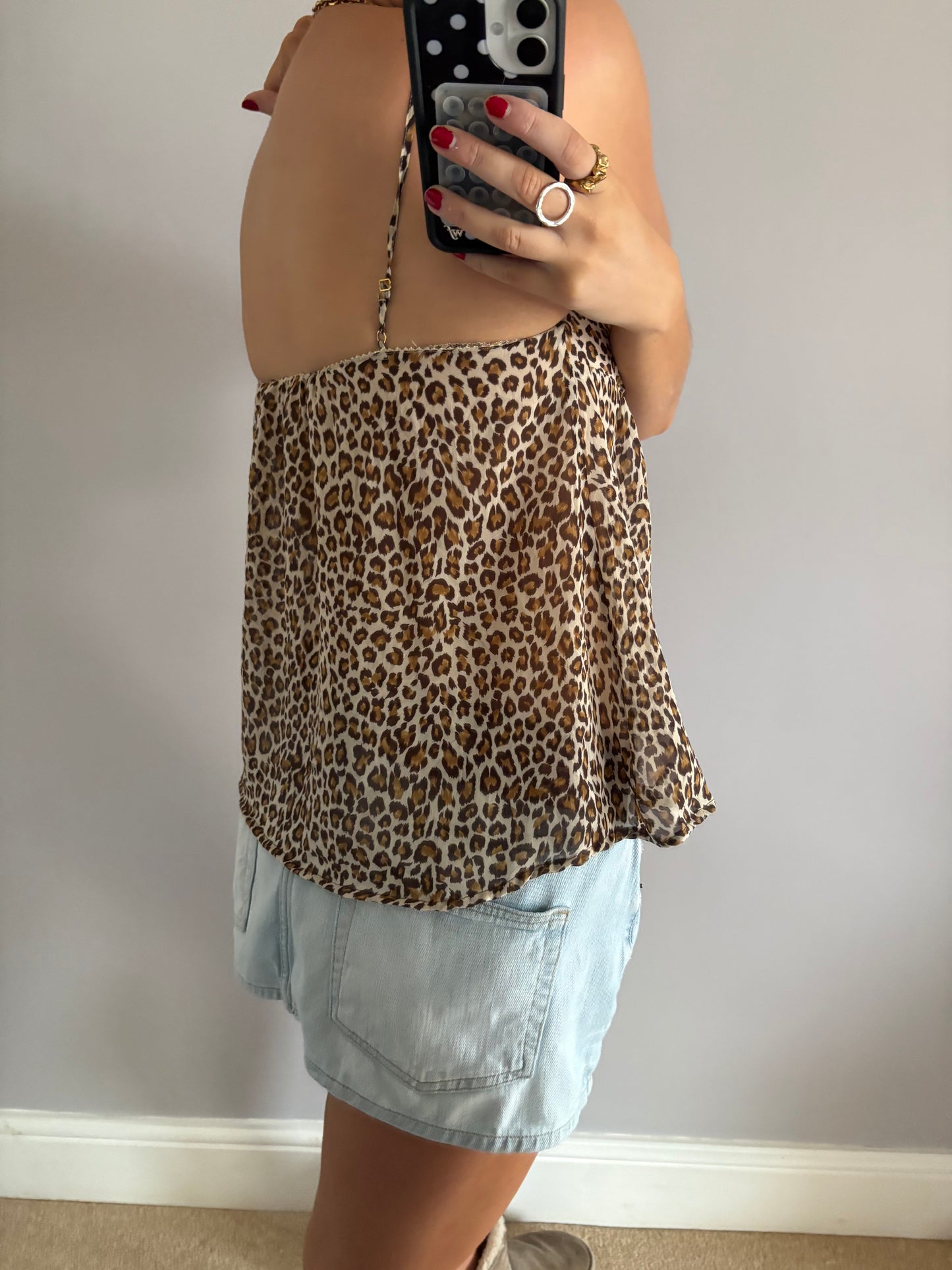 leopard cami