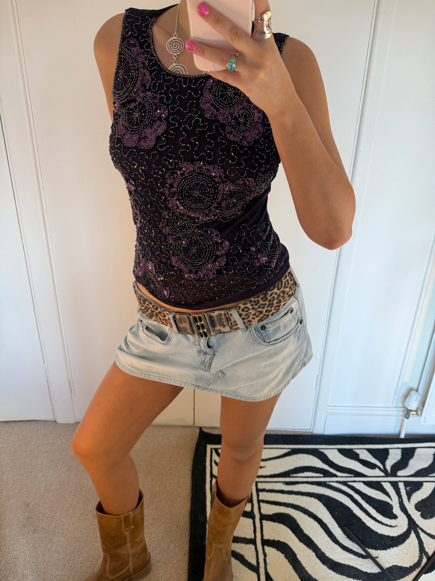 beaded top