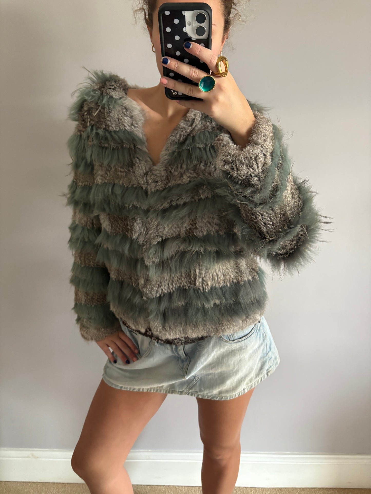 faux fur coat