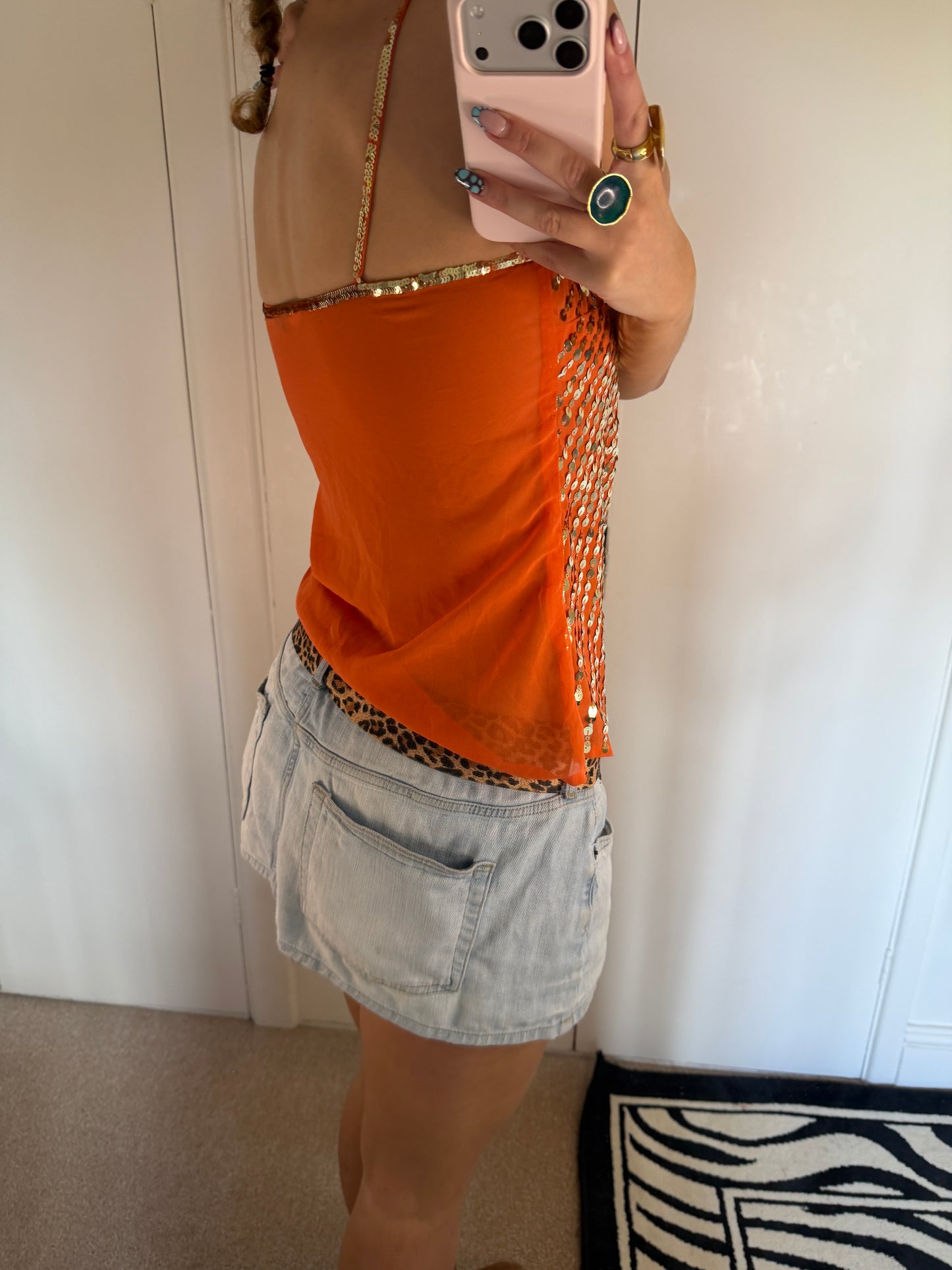 sequin cami