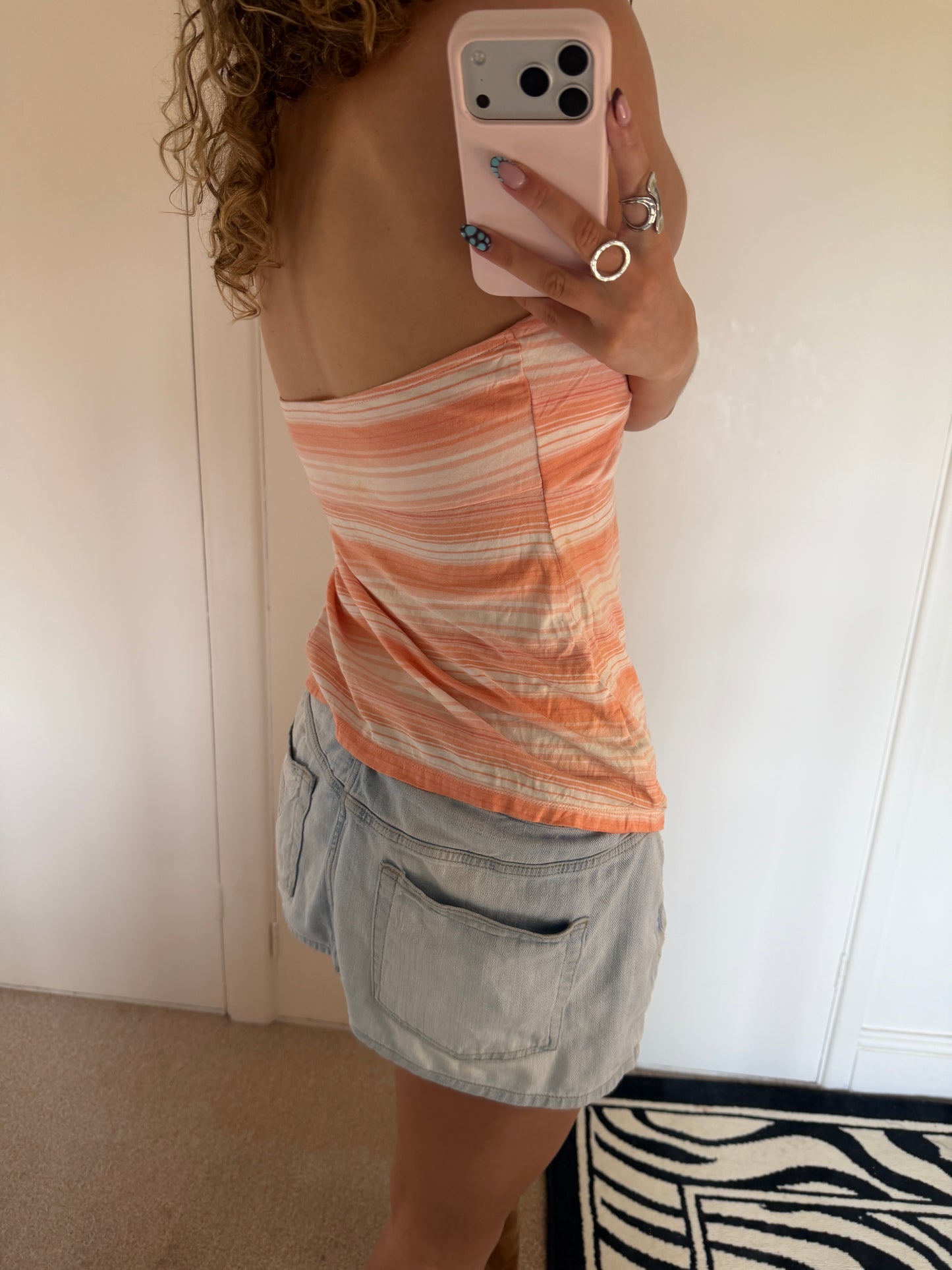 striped bandeau