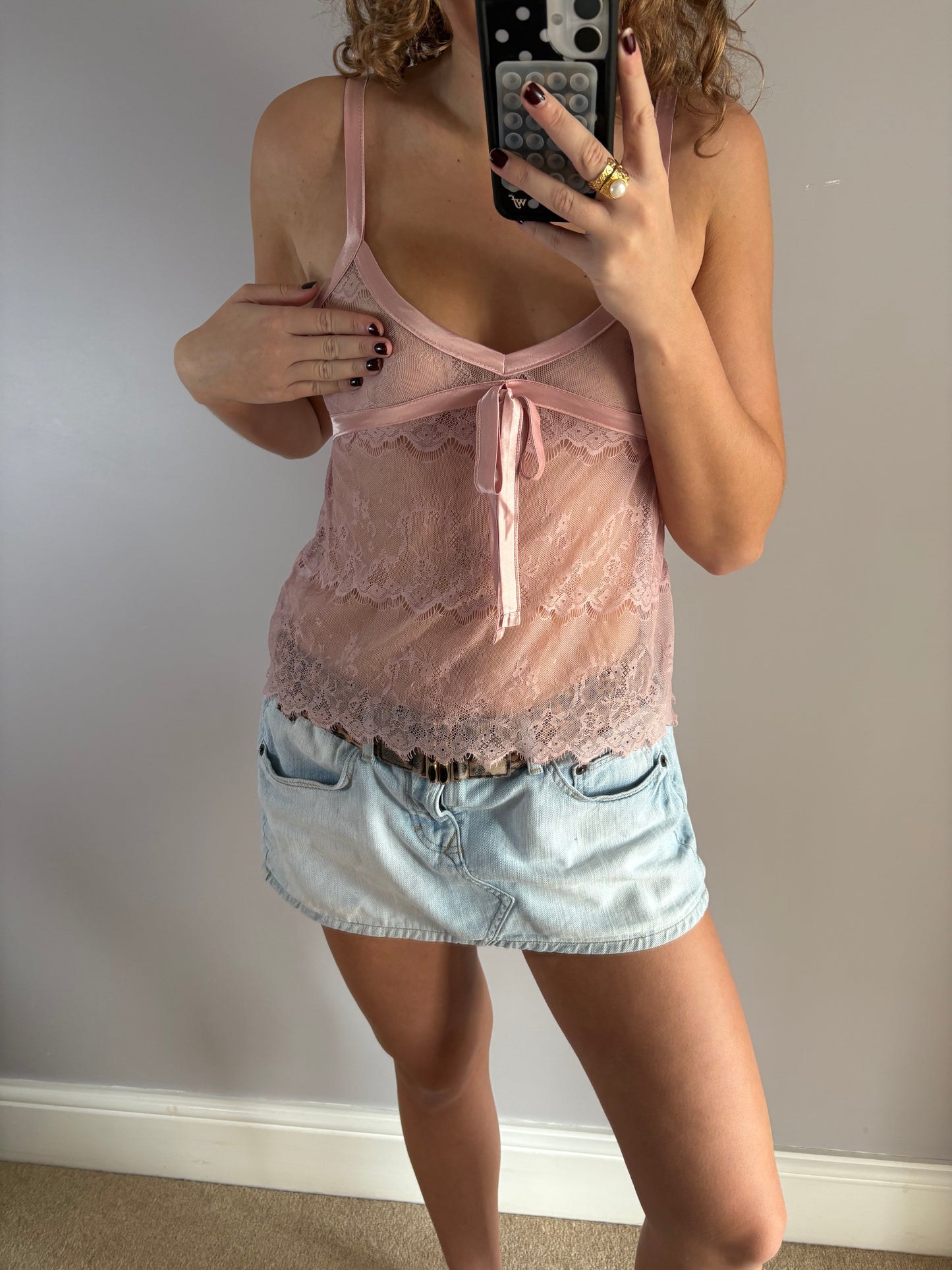 pink cami