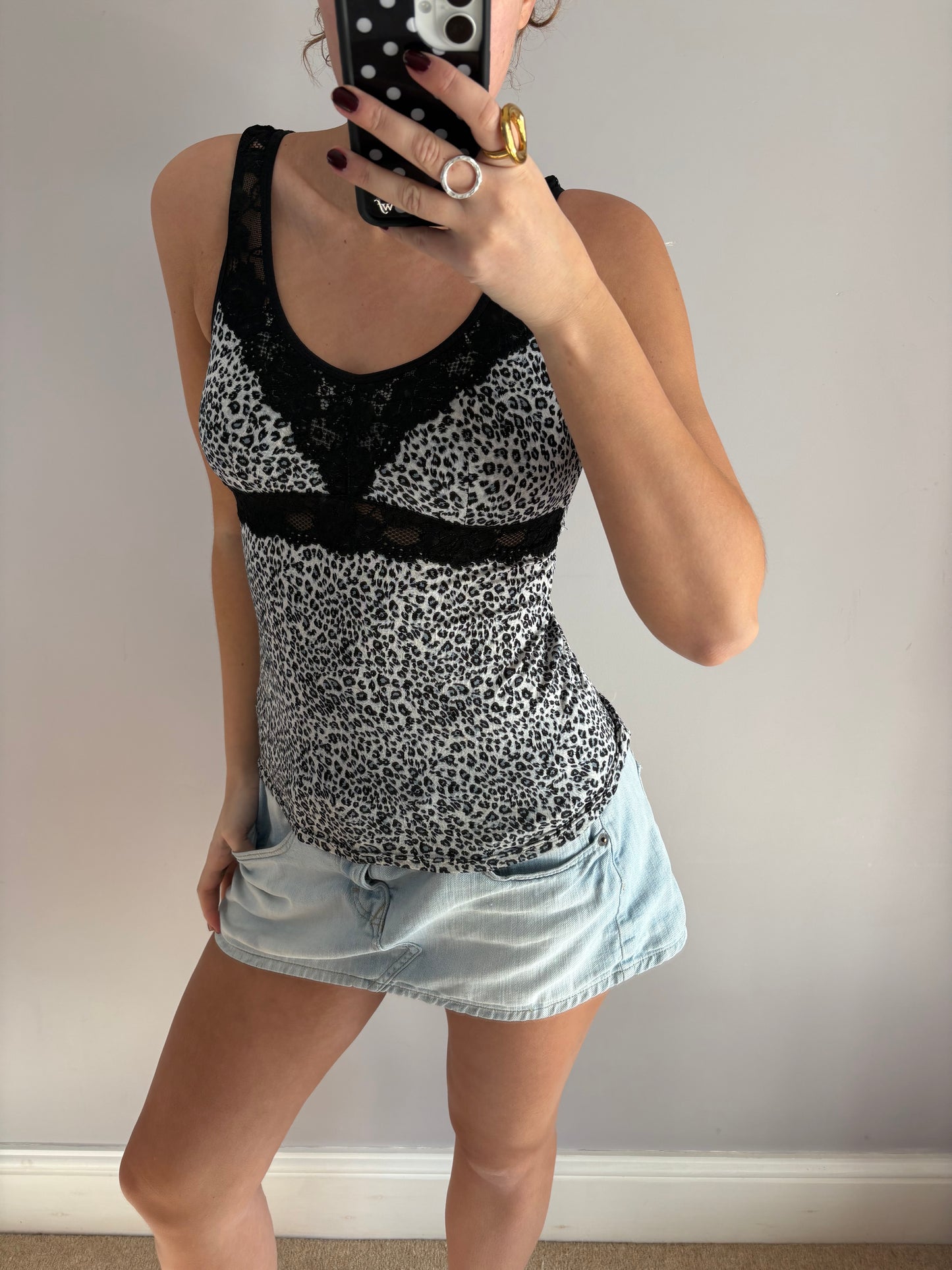 leopard cami
