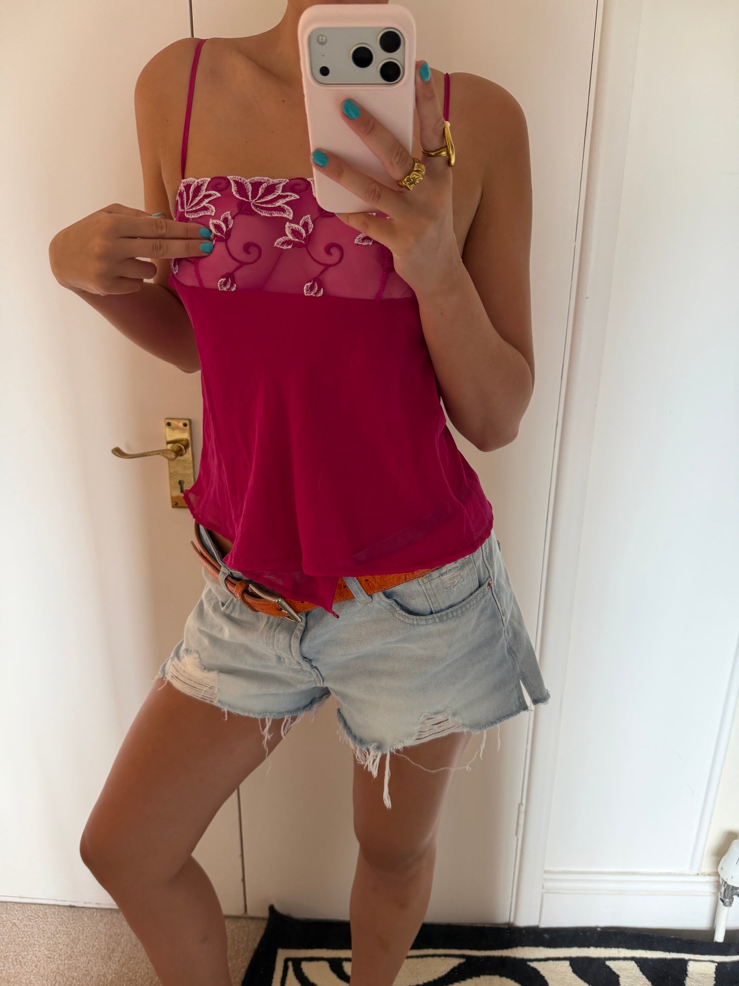 pink cami