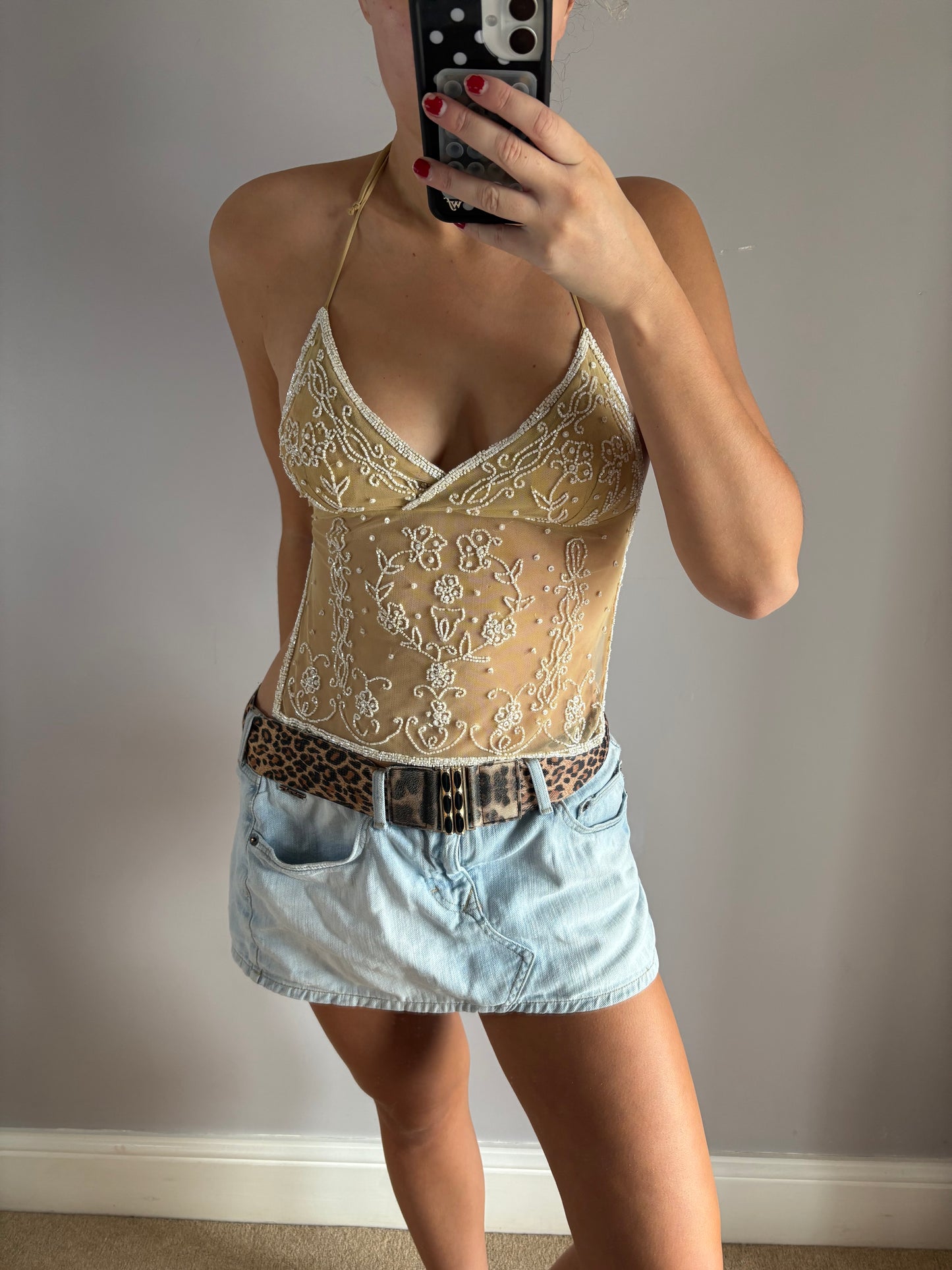 beaded cami