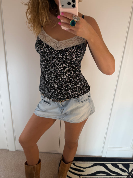 polka dot cami