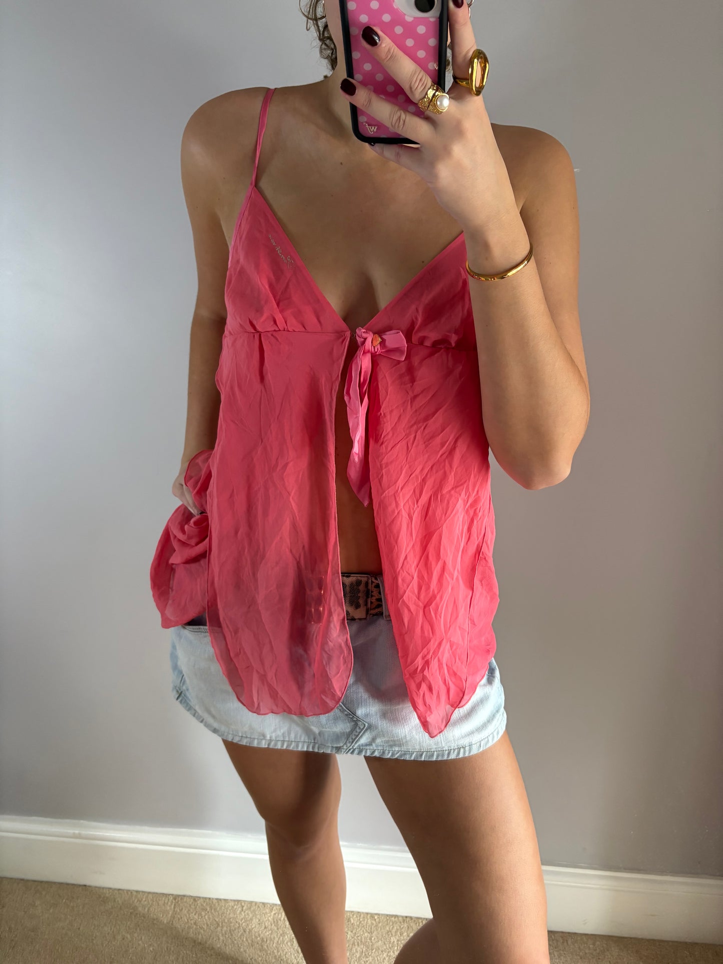 pink cami