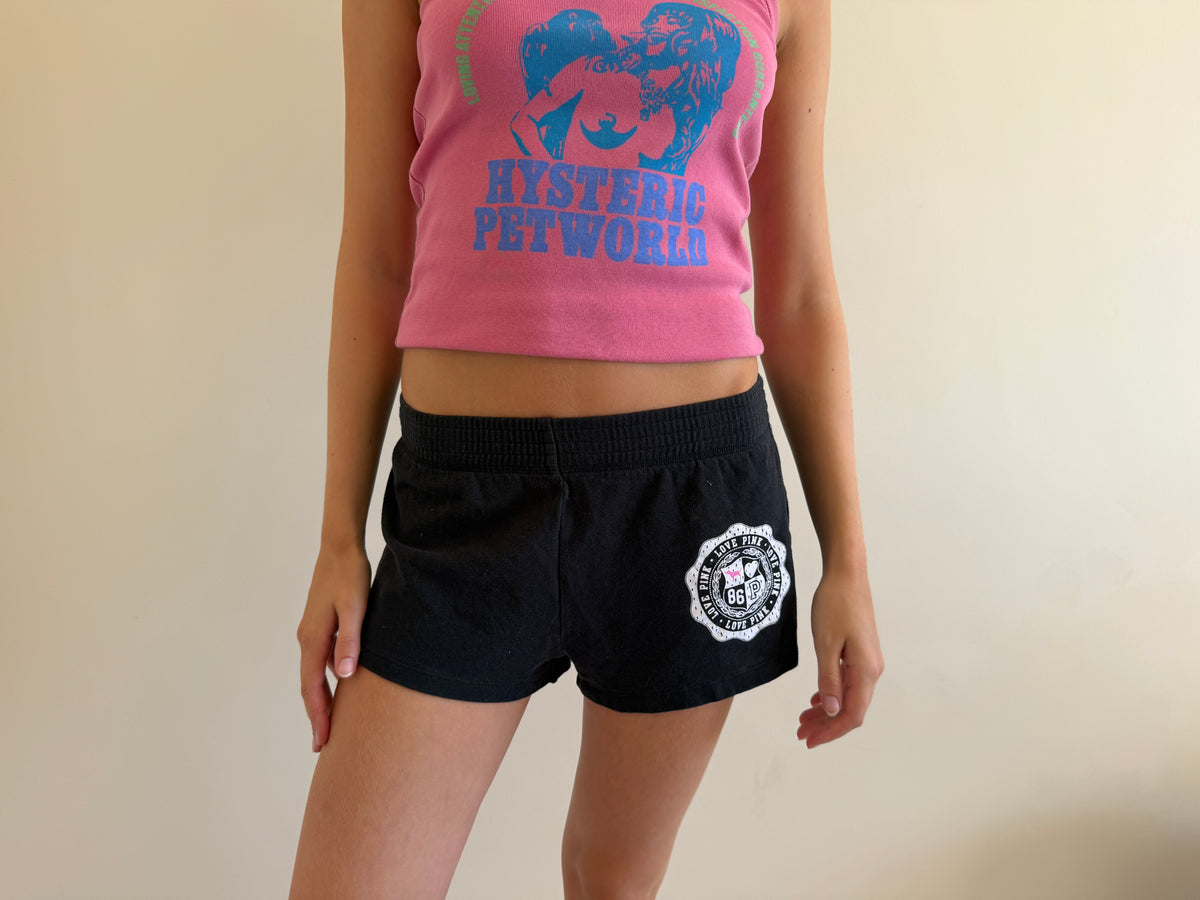 pink shorts