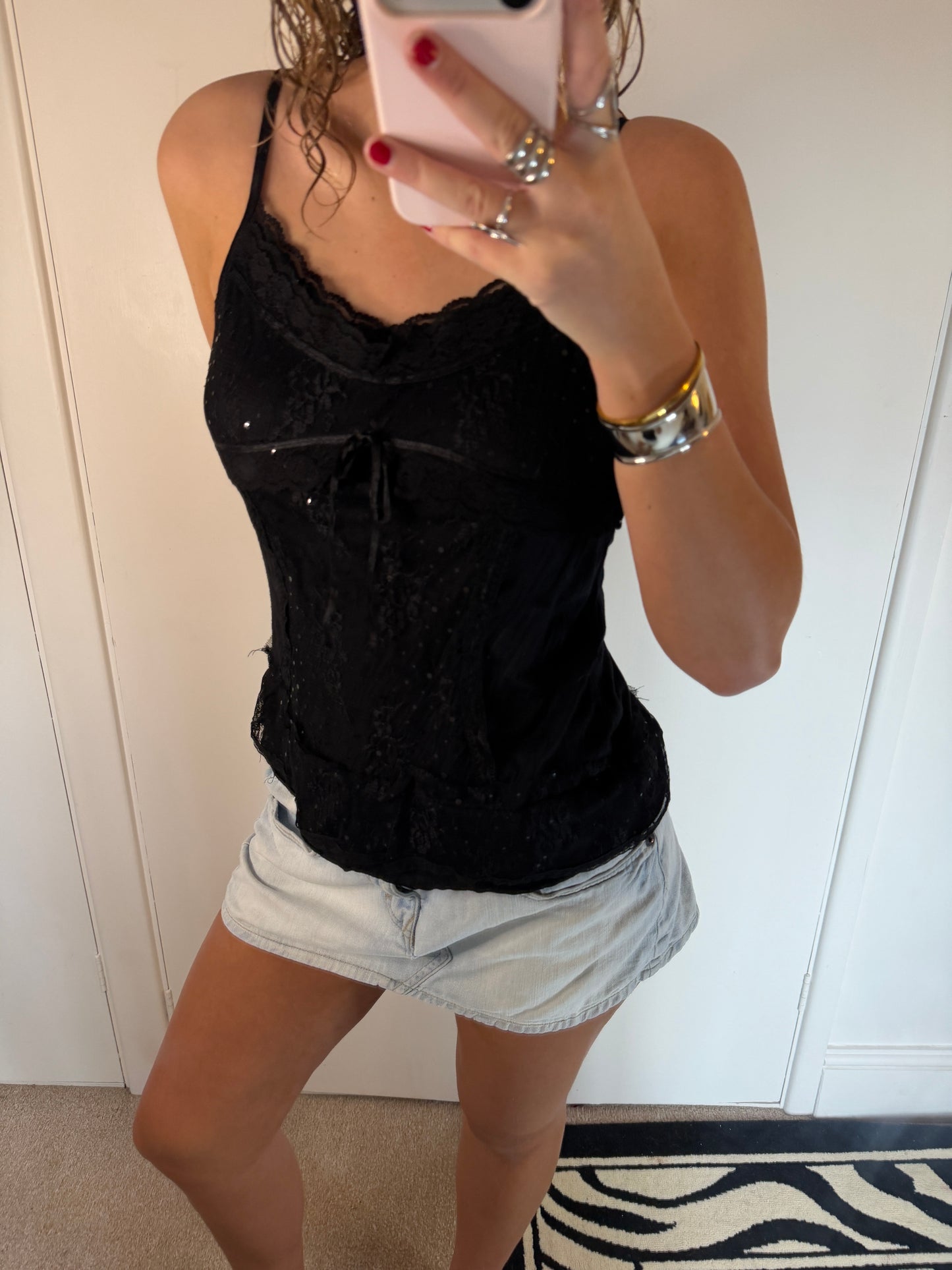 sequin cami