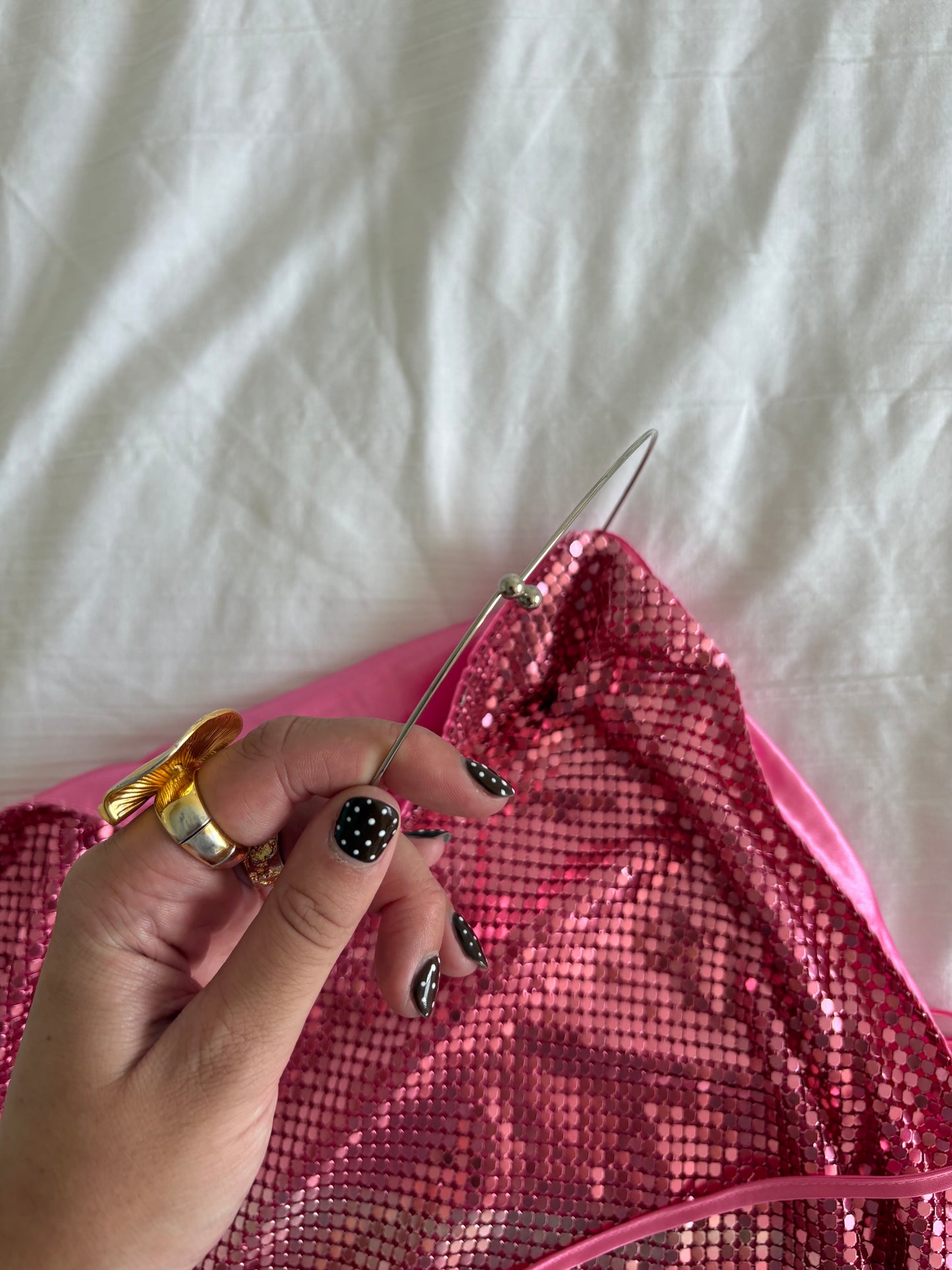 sequin cami