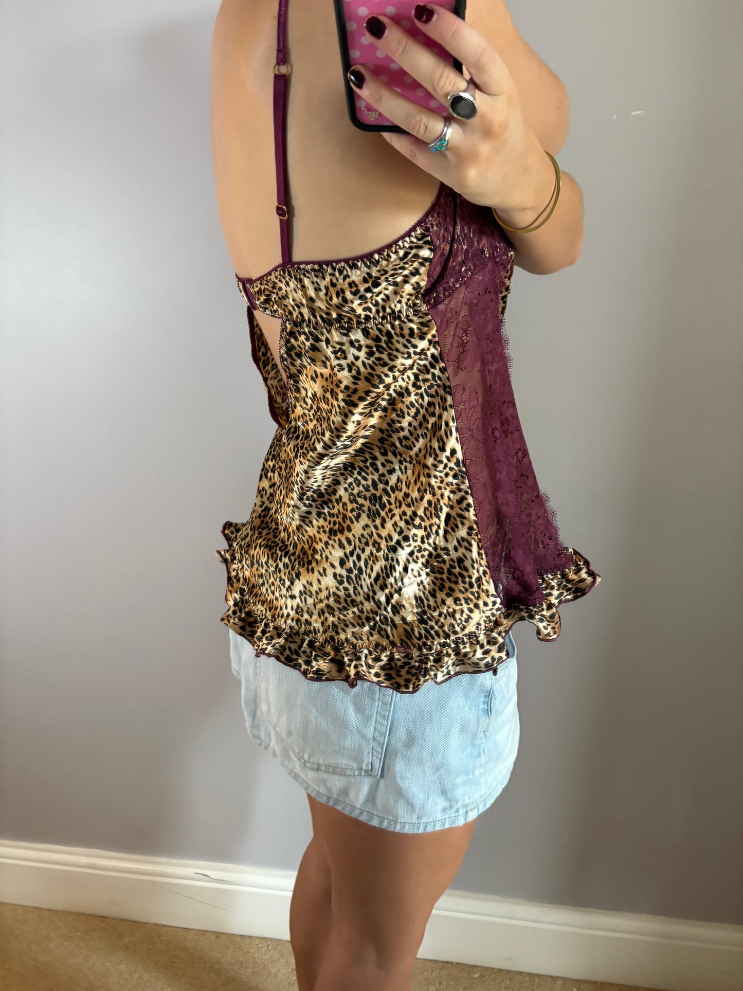leopard corset