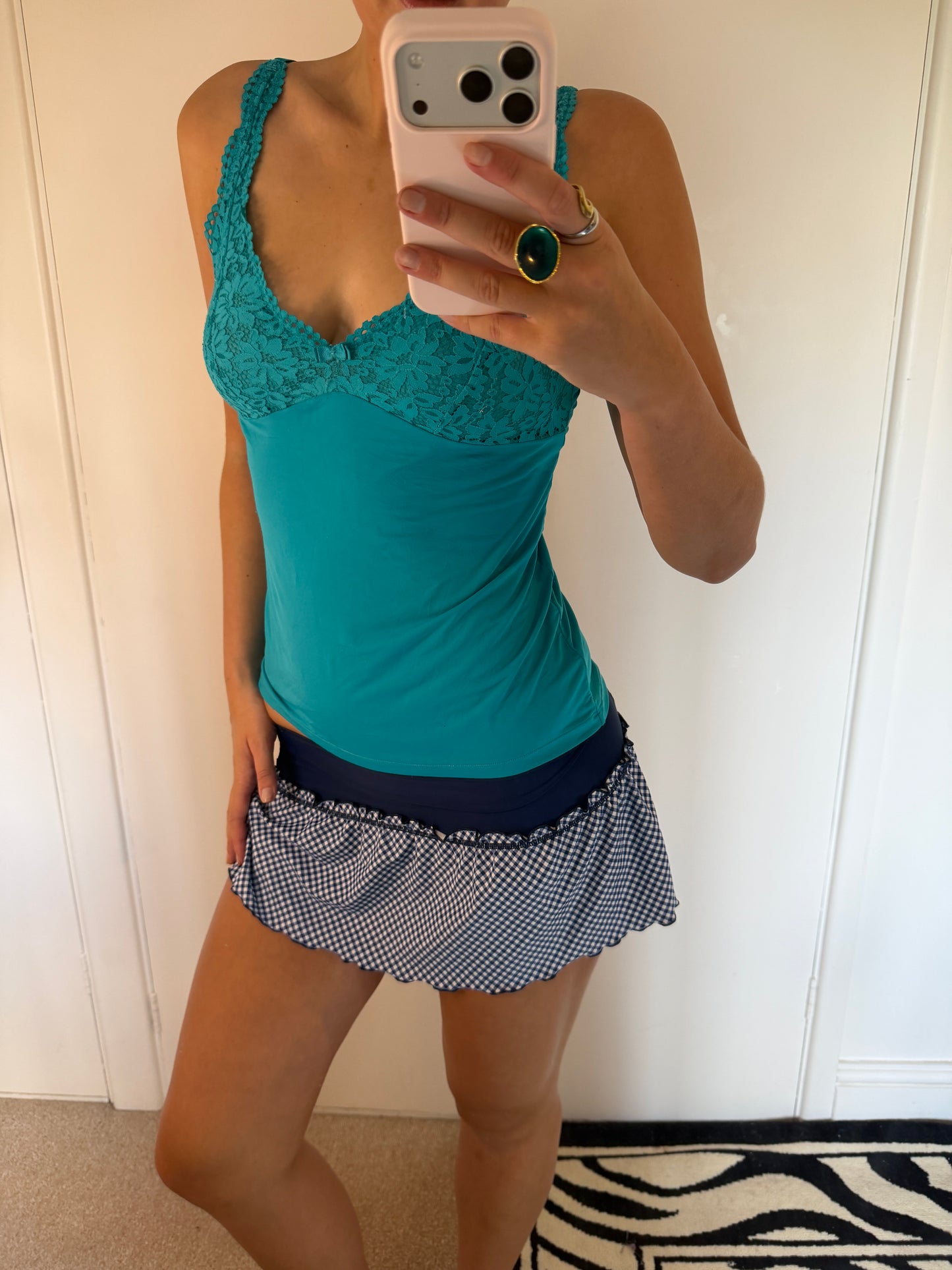 y2k mini skirt