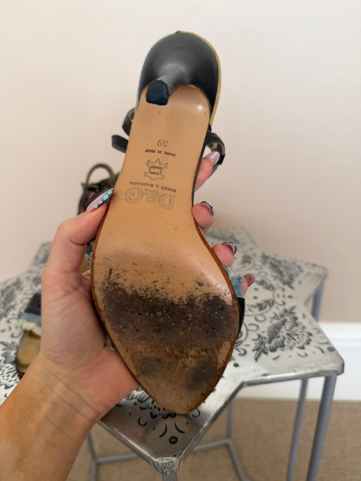 vintage d&g heels