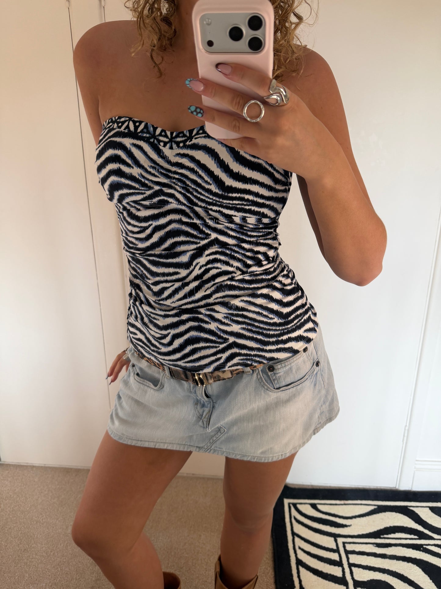 zebra bandeau