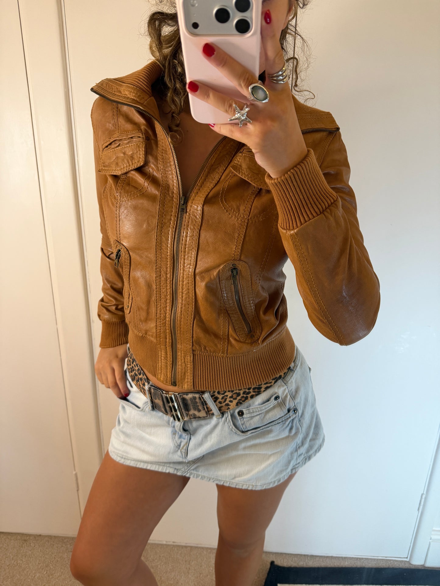 leather jacket