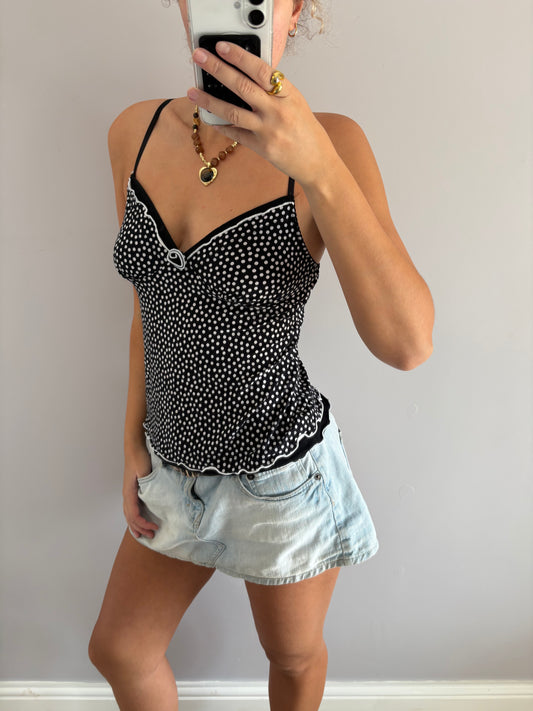 polka dot cami