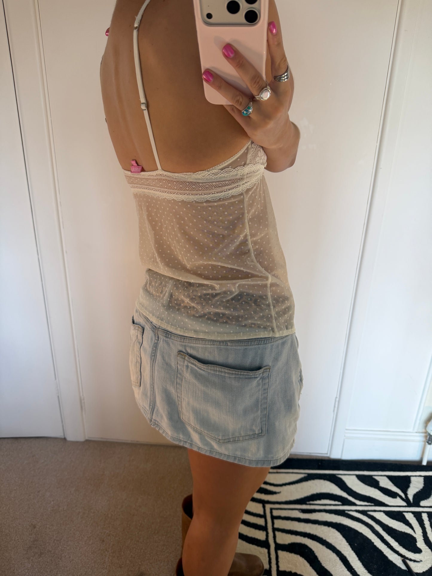 polka dot cami