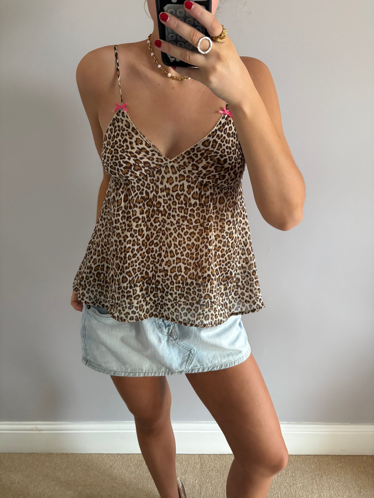 leopard cami